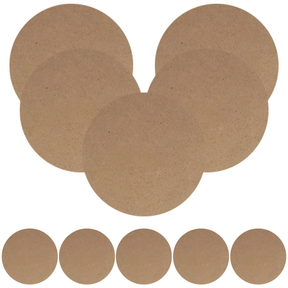 Art Craft Idea - 10 Stück Holz-Tonplatten mit Glatter Oberfläche,