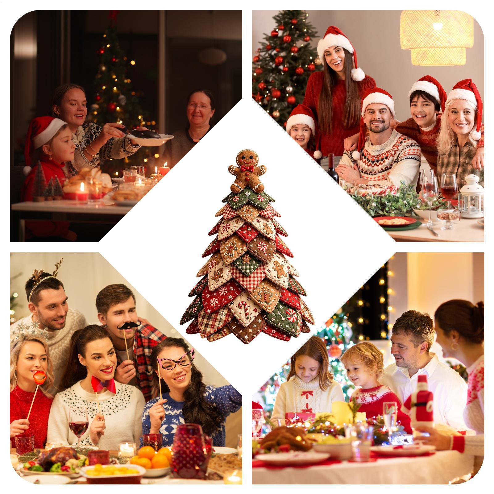 Art Craft Kits - DIY Gestepptes Weihnachtsbaum-Set 3D-Schichtkunst-Bastelset Quilting-Set für