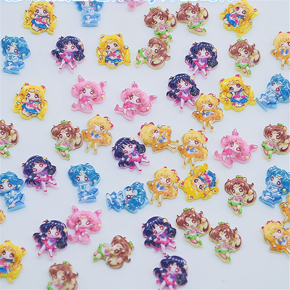 Art Craft Japan - 20 Stück Harz Mini Sailor Moon