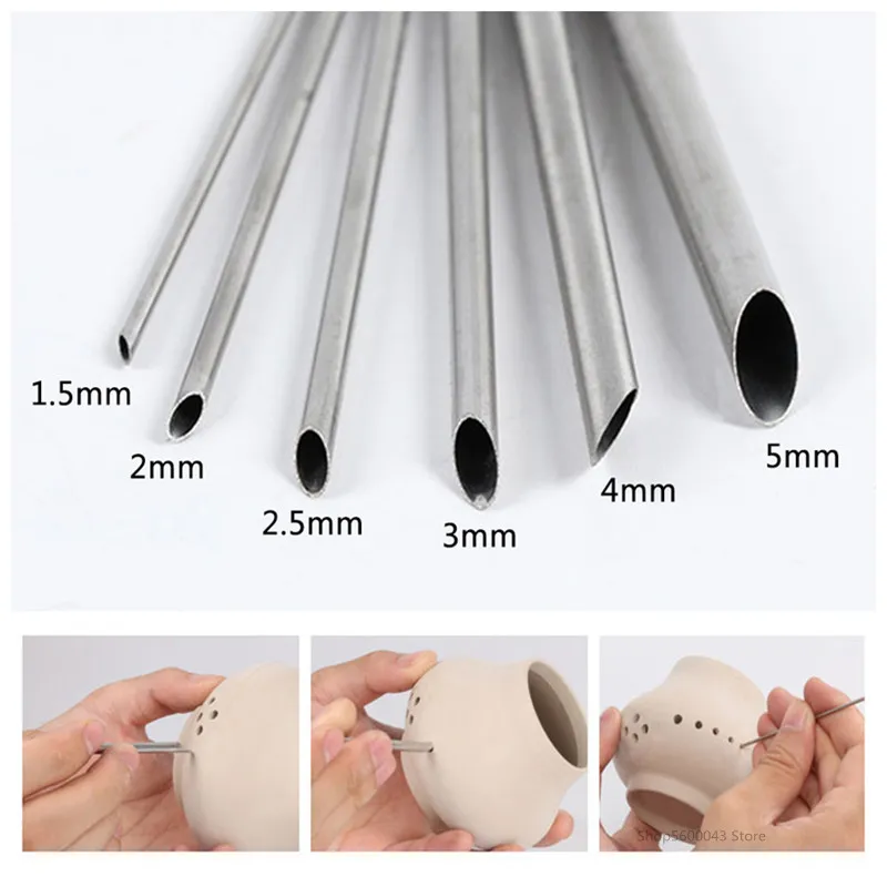 Art Craft Clay - Professioneller Locher und Modellierwerkzeug aus Edelstahl
