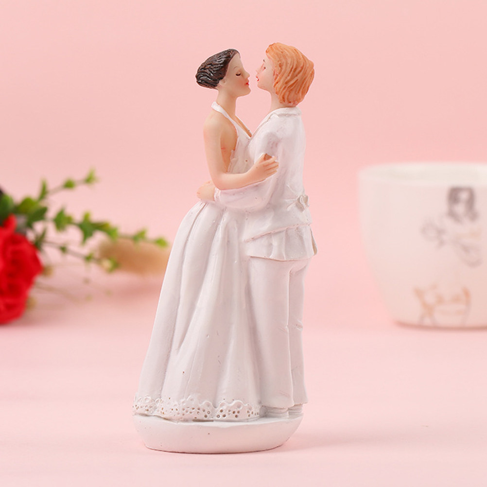Art And Craft Valentine - Romantische Homosexuelle Harz-Kunsthandwerk Dekoration 7x6,5x15cm Valentinstag