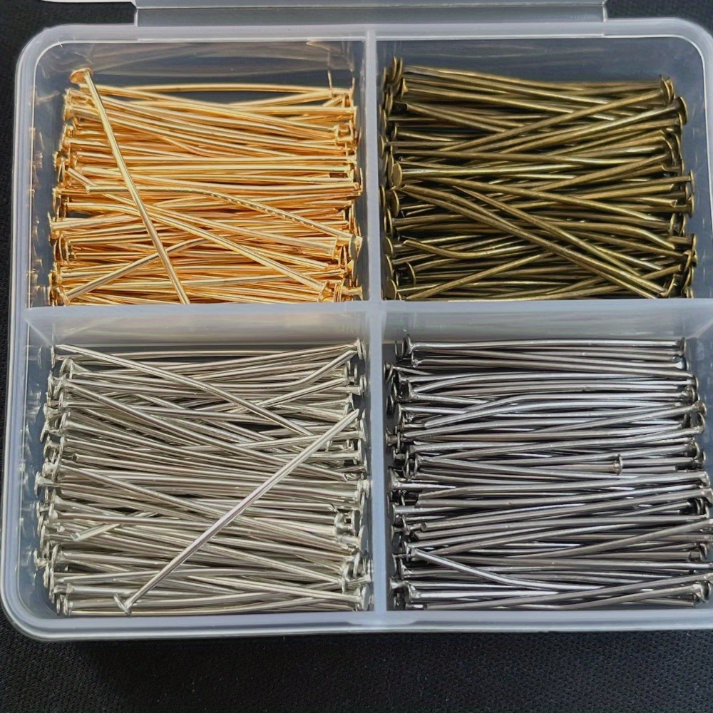 Art Craft Accessories - 400 Stück gemischte Eisenkopfnadeln, 30 mm,