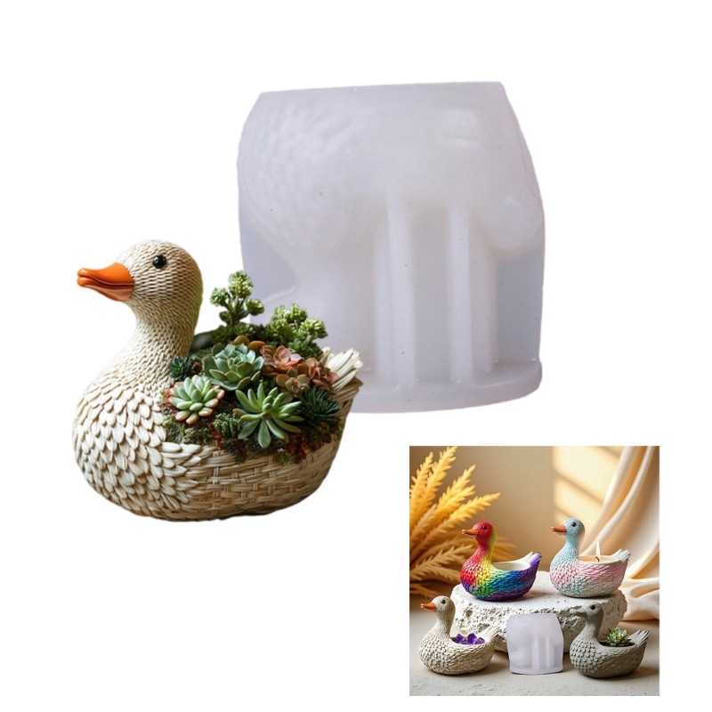 Art Craft Idea - Wiederverwendbares Silikon -Entenform -Silikontextur für handgefertigte