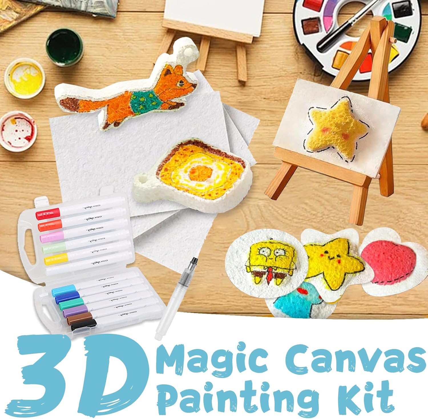 3D Puffy Foam Texture Malerei  – Art Craft In Paper Bewertung und Preis