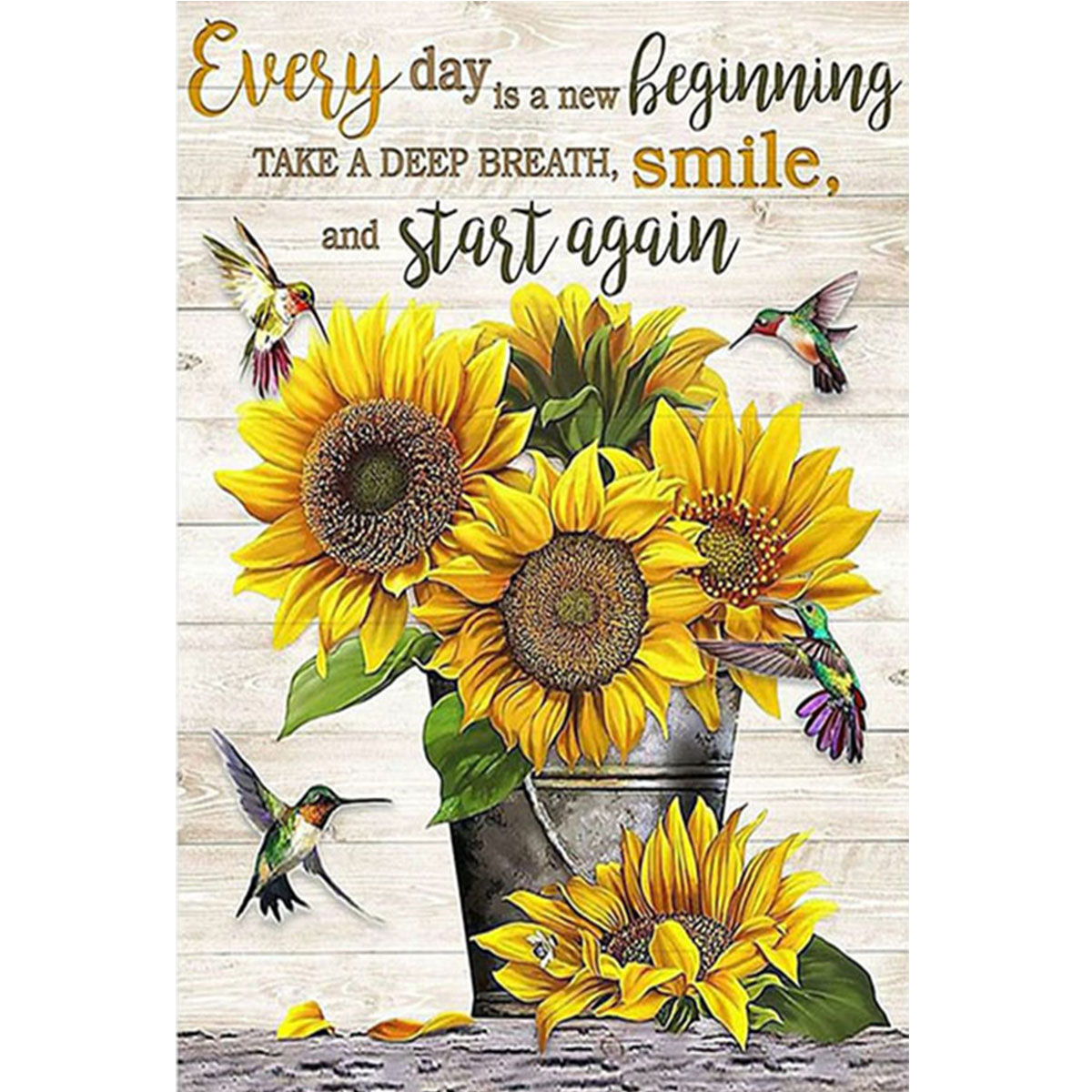 Ein Sonnenblumen-Diamant-Gemäl – Art Craft Website Bewertung und Preis