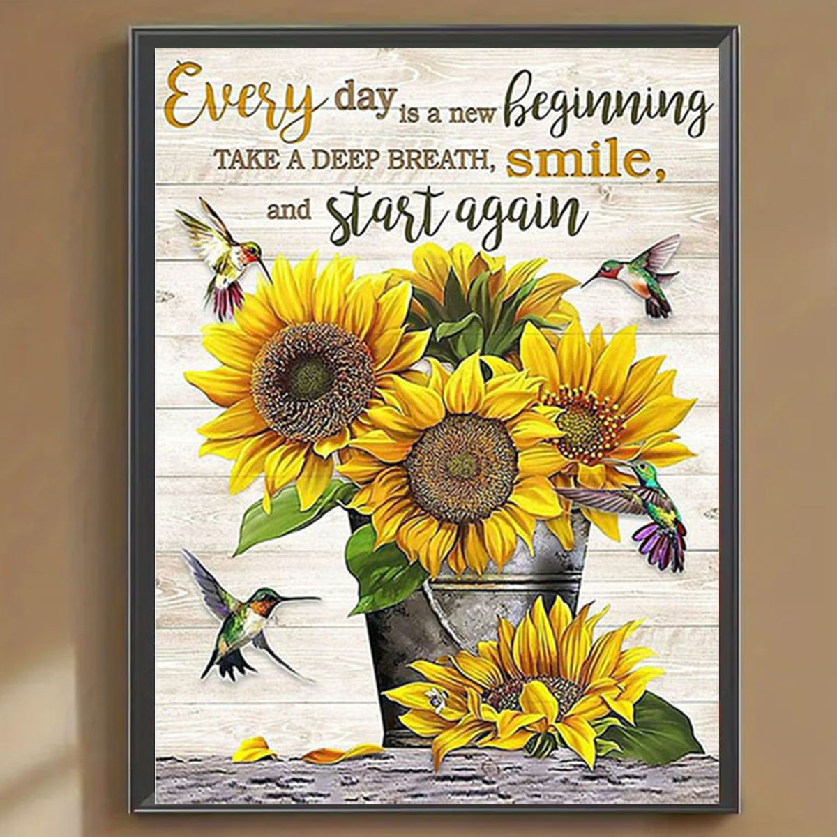 Ein Sonnenblumen-Diamant-Gemäl – Art Craft Website Bewertung und Preis