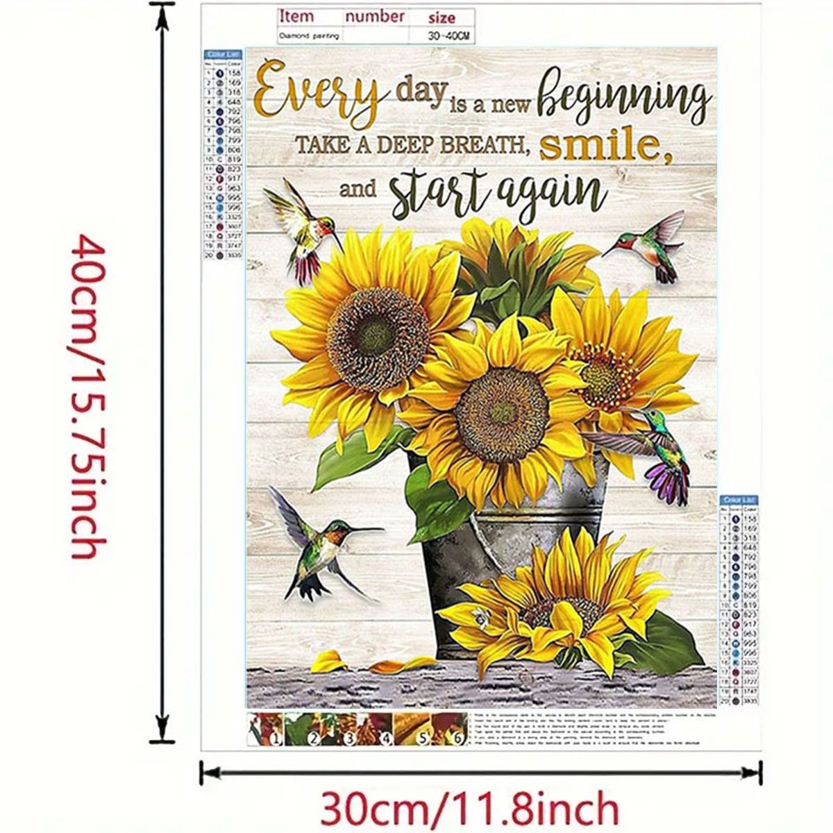 Ein Sonnenblumen-Diamant-Gemäl – Art Craft Website Bewertung und Preis