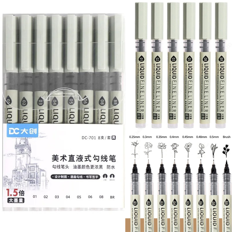 5/8/12 Tibs Schwarzer Stift Fe – Craft And Art Difference Bewertung und Preis