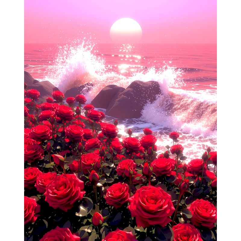 GATYZTORY Seaside Rose Malen n – Art Craft Decoration Ideas Bewertung und Preis