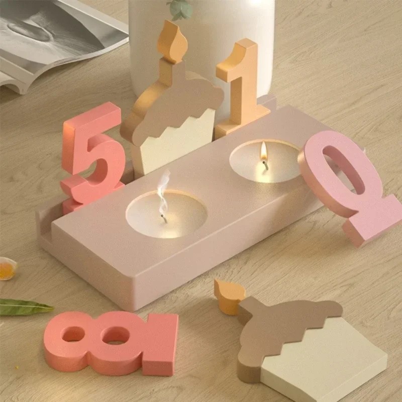 2-teilige Silikonformen für Ge – Art Craft Number Bewertung und Preis