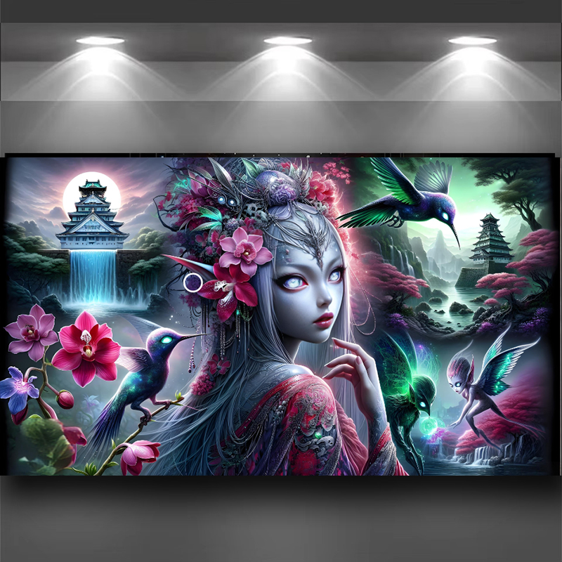 Diamant Kunst Landschaft Frau  – Art And Craft Valentine Bewertung und Preis