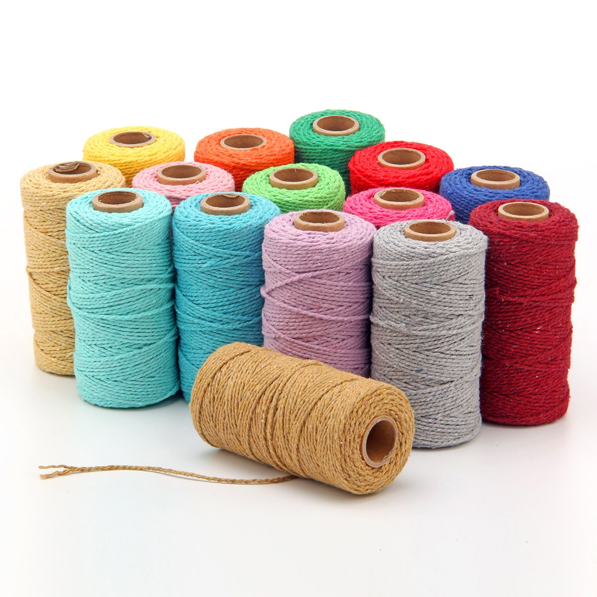 2mm Seil Twisted-Cord 100m Bau – Macrame Cord Cotton Bewertung und Preis