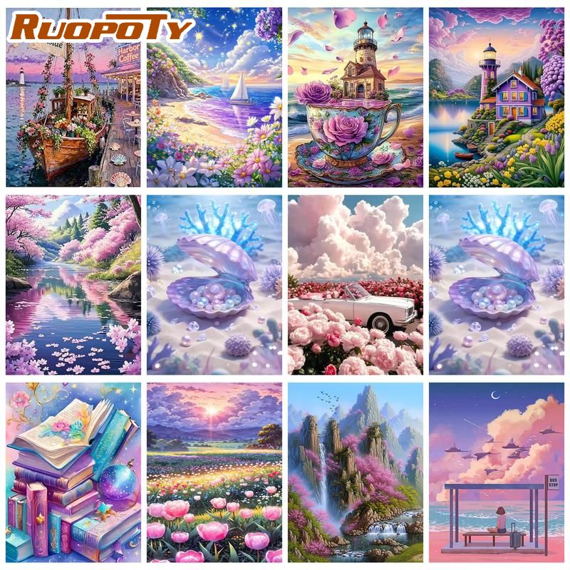 RUOPOTY Port Malen nach Zahlen – Art Craft Decoration Ideas Bewertung und Preis