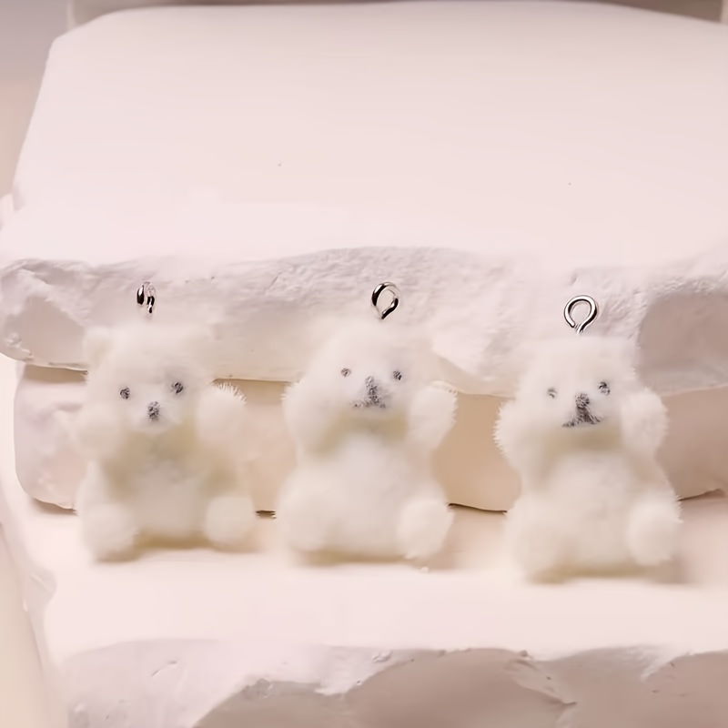 6 Stück Eisbär-Harzanhänger, W – Art Craft Accessories Bewertung und Preis