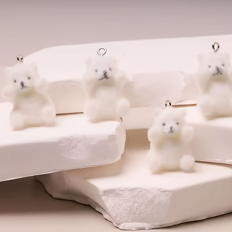 6 Stück Eisbär-Harzanhänger, W – Art Craft Accessories Bewertung und Preis