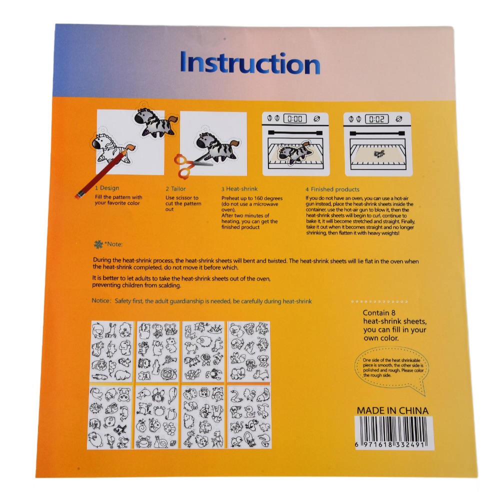 8 Stück Niedliche Tier-Schrump – Craft And Art Difference Bewertung und Preis