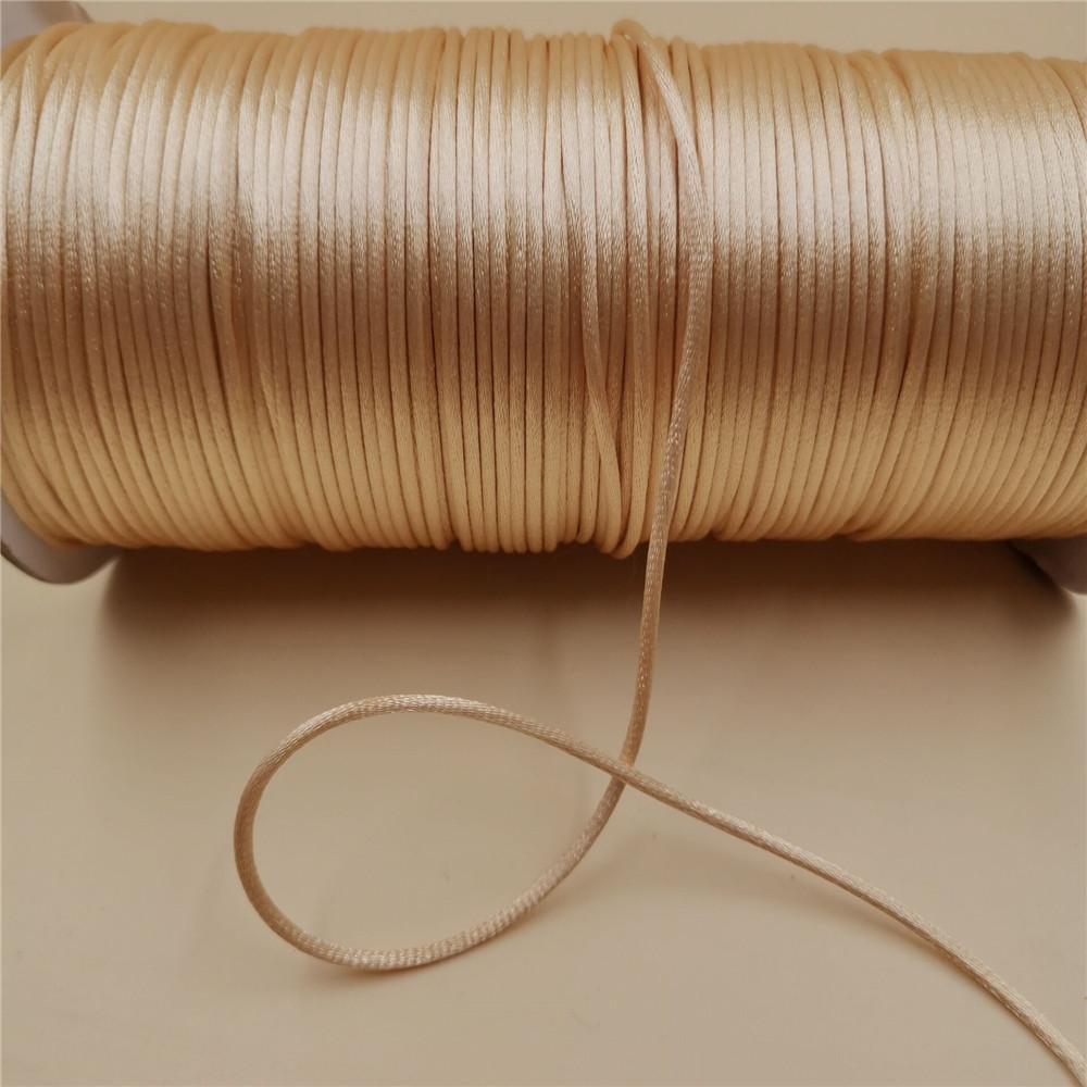 2mm Khaki Satinkordel Makramee – Macrame Cord Cotton Bewertung und Preis