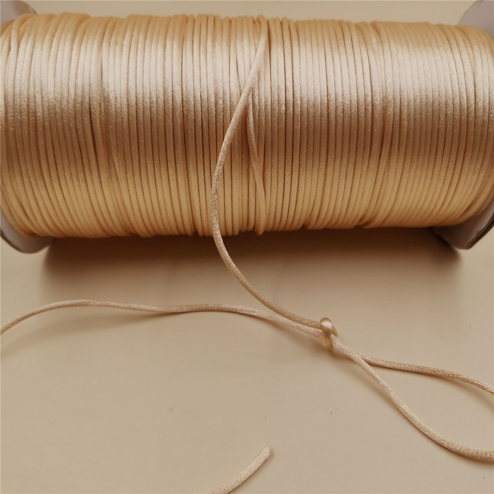 2mm Khaki Satinkordel Makramee – Macrame Cord Cotton Bewertung und Preis