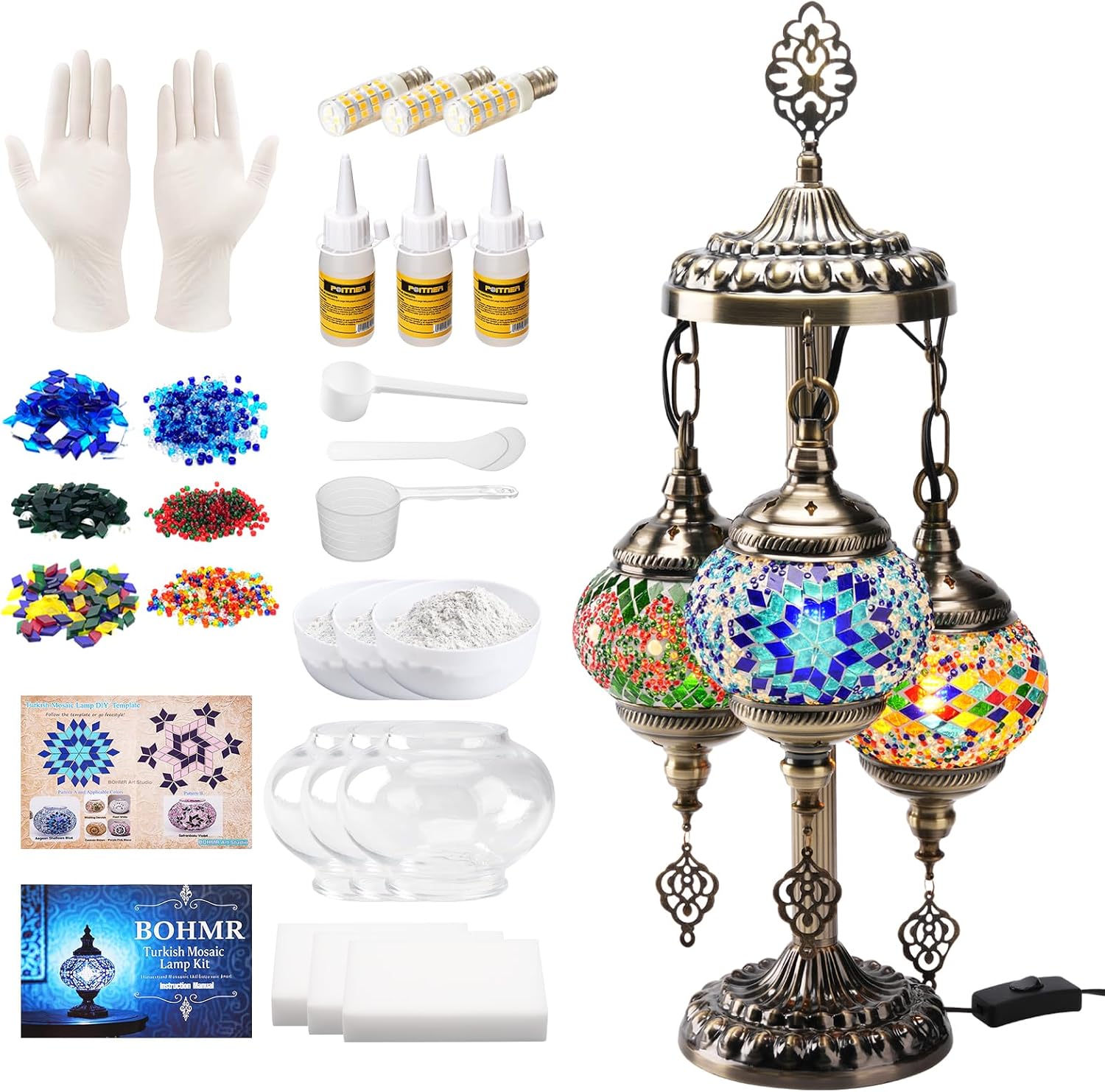 DIY 3-Kugel Türkisches Mosaik- – Art Craft Kits Bewertung und Preis
