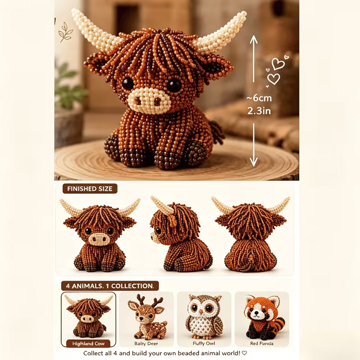Mini 3D-Perlen-Tier-DIY-Set, e – Art Craft Website Bewertung und Preis
