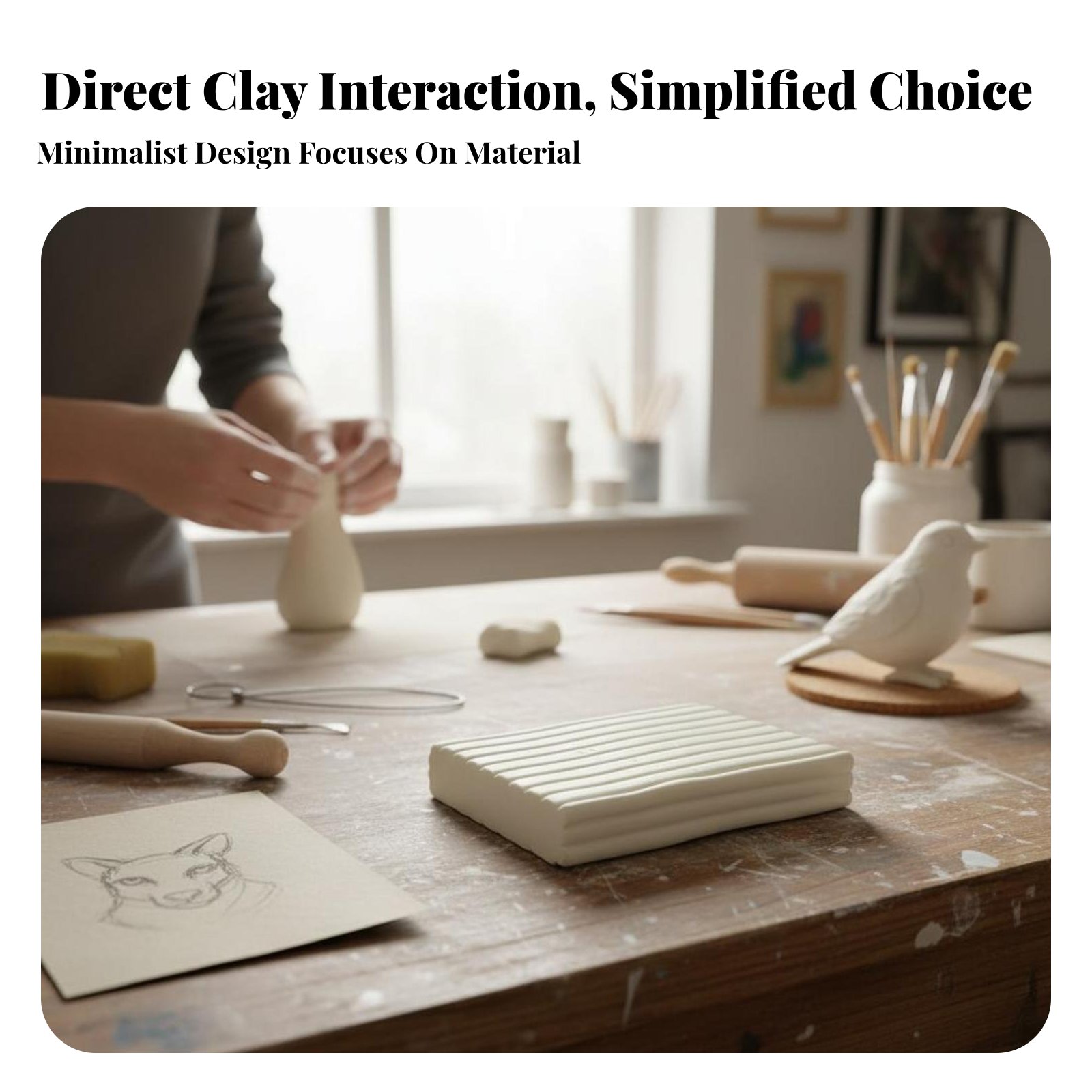 Nicht-härtende Tonmasse, wiede – Art Craft Clay Bewertung und Preis