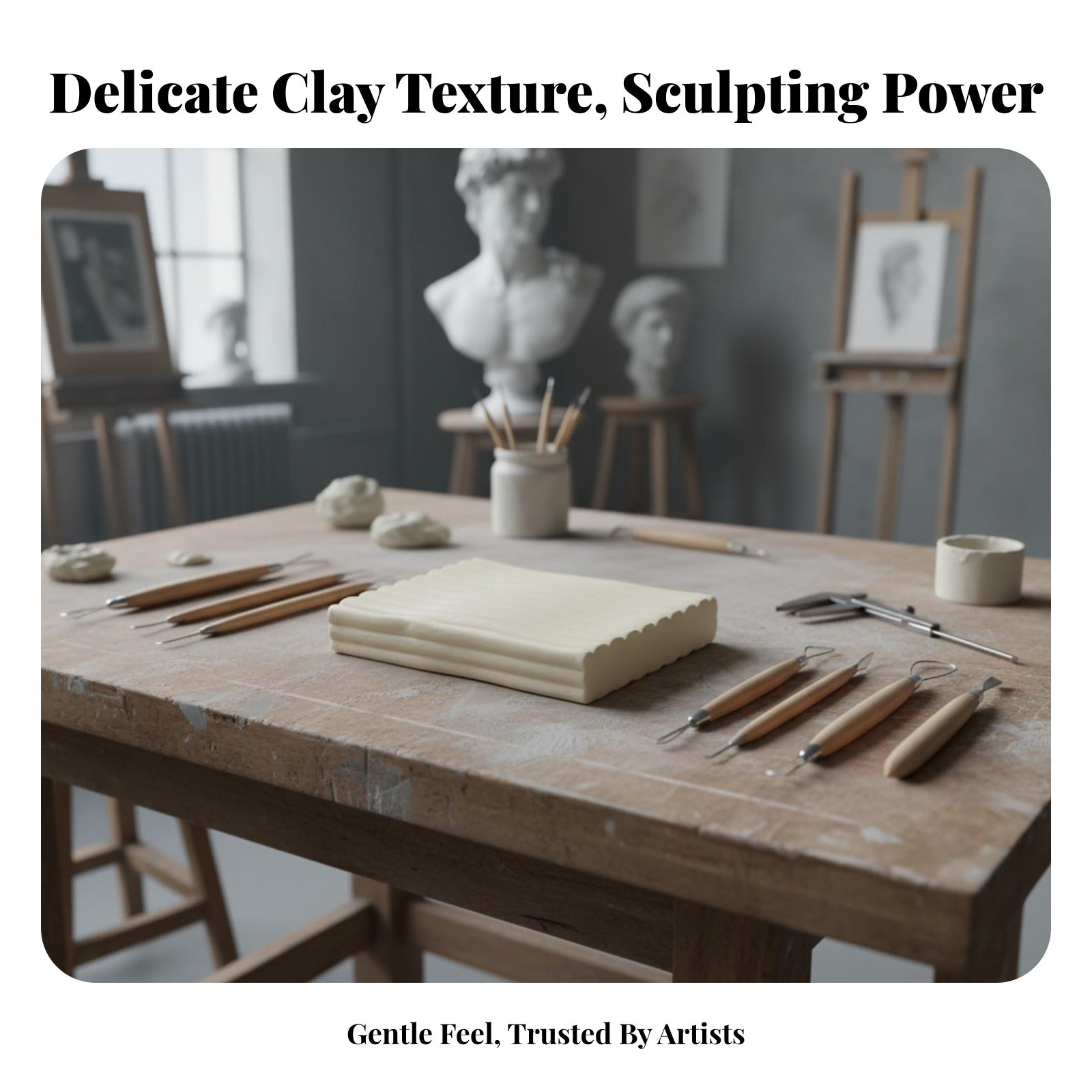 Nicht-härtende Tonmasse, wiede – Art Craft Clay Bewertung und Preis
