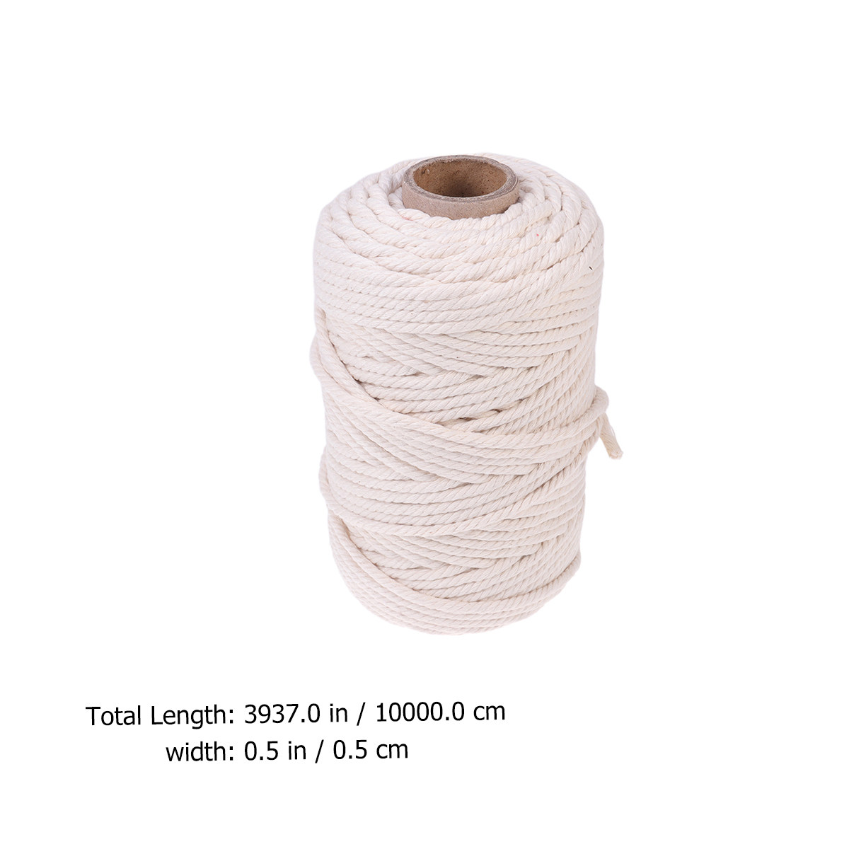 100M Natürliches Baumwollseil  – Macrame Cord Cotton Bewertung und Preis