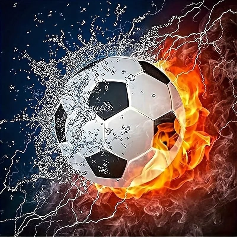 Ein Set Fußball-Diamantmalerei – Art Craft Website Bewertung und Preis
