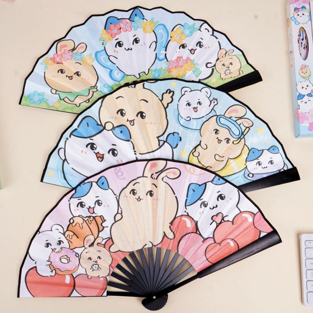 Kawaii Faltfächer Chiikawa Som – Art Craft Japan Bewertung und Preis