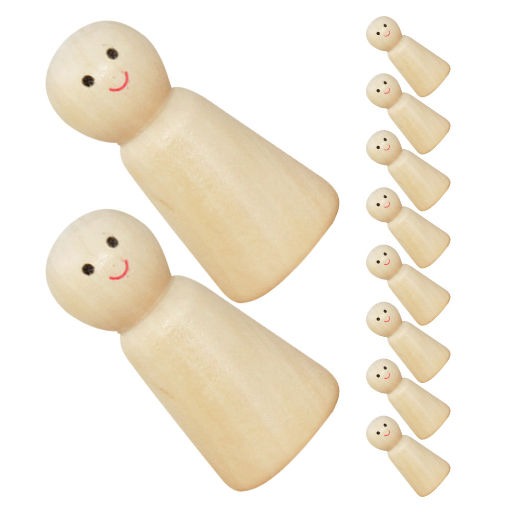 10 Stück Holzfiguren, Unfertig – Art Craft Kits Bewertung und Preis