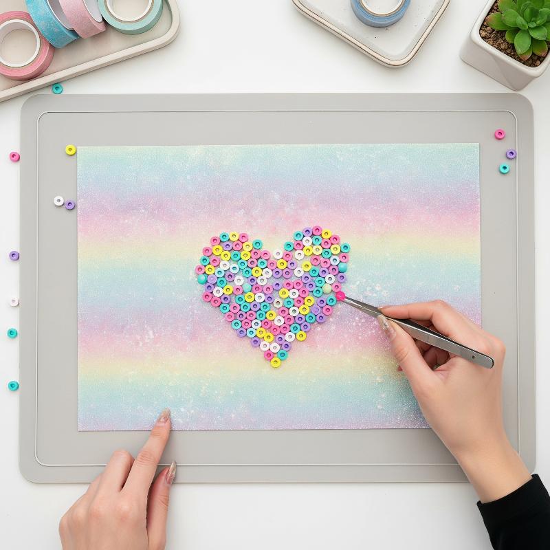 Farbverlauf Glitzer Bügelperle – Art Craft In Paper Bewertung und Preis