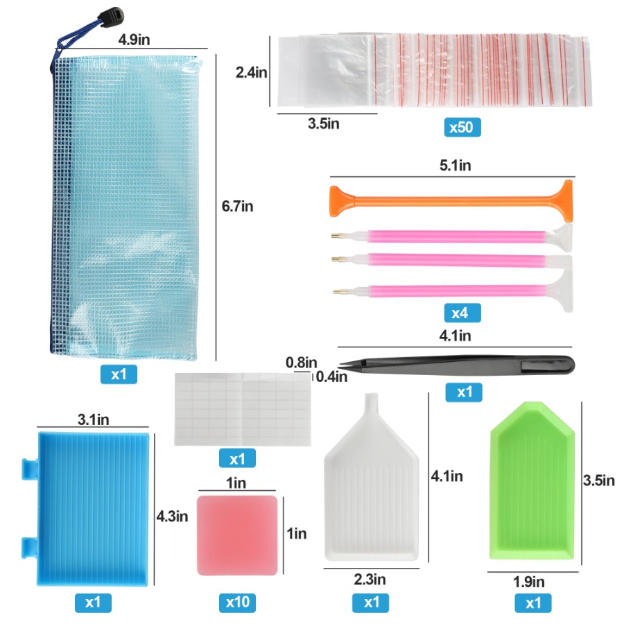 70-teiliges 5D Malwerkzeug-Zub – Art Craft Kits Bewertung und Preis