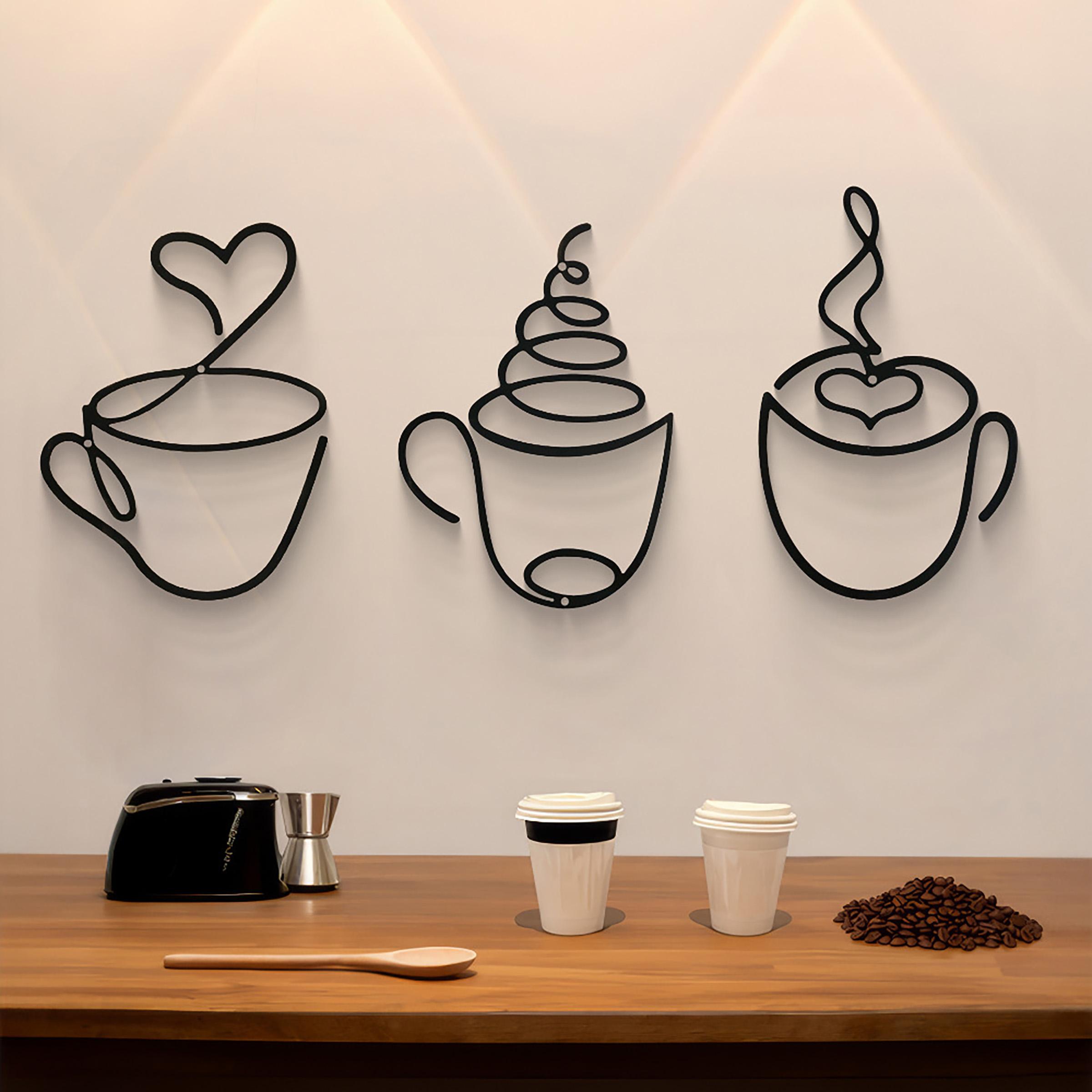 3-teiliges Kreatives Kaffee-Wa – Art Craft Website Bewertung und Preis