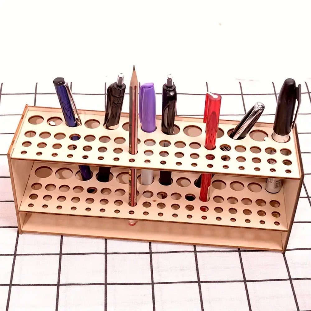 Pinselhalter aus Holz, 67-Slot – Art Craft Japan Bewertung und Preis